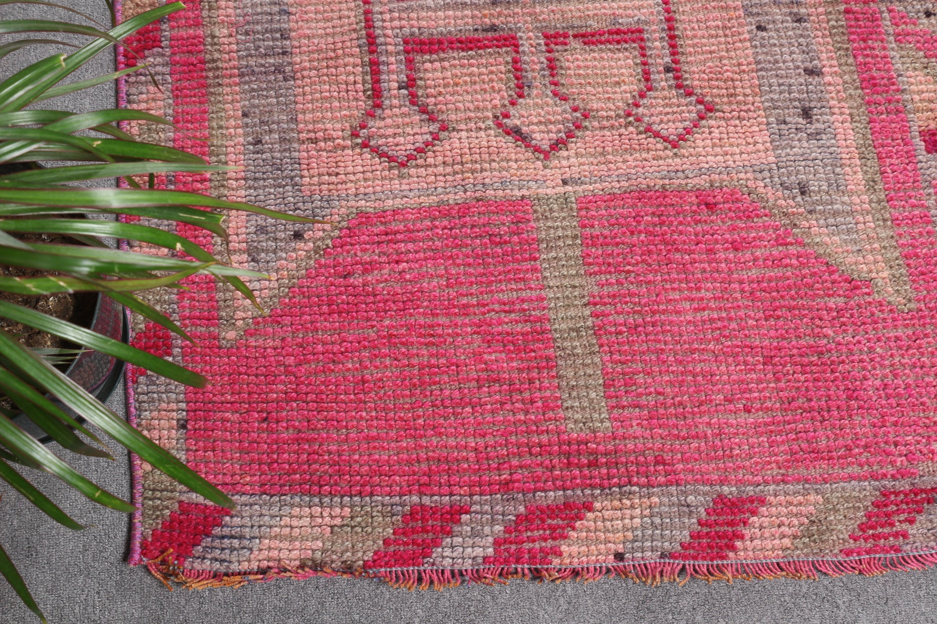 Vintage Rug, 2.9x10.1 ft Runner Rug, Old Rug, Cool Rug, Floor Rugs, Turkish Rug - Picture 9 of 10