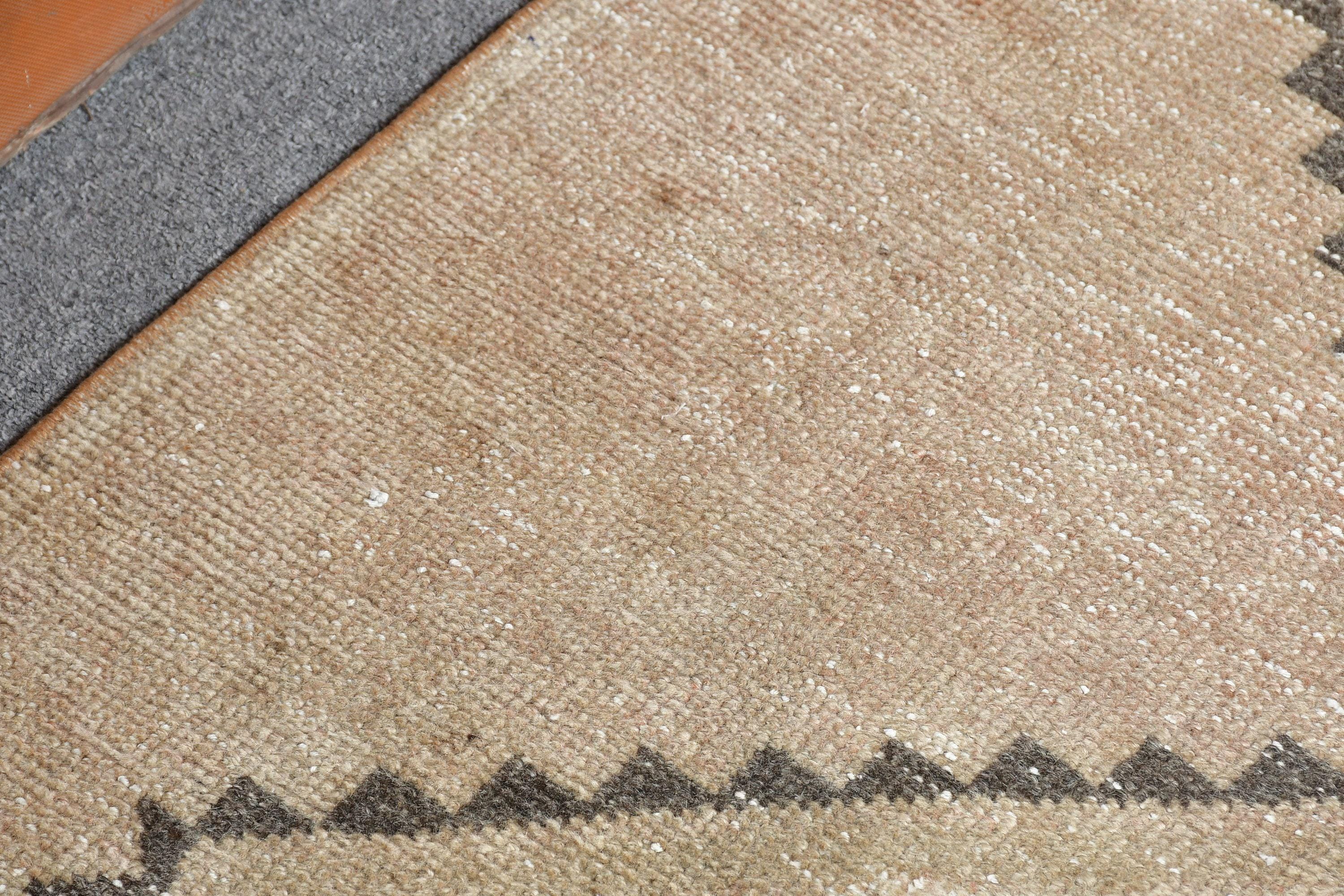 Vintage Rug, 1,6x3,2 ft Turkish Rug, Brown Black Moroccan Wool Rug | eBay